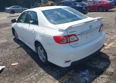 2011 Toyota Corolla S from USA, damaged, VIN 2T1BU4EE9BC672981